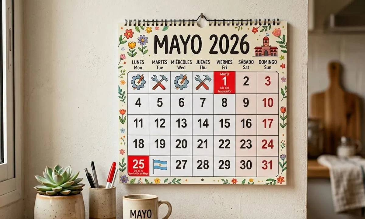 Feriados de mayo 2026: estos son los días de asueto según el calendario oficial
