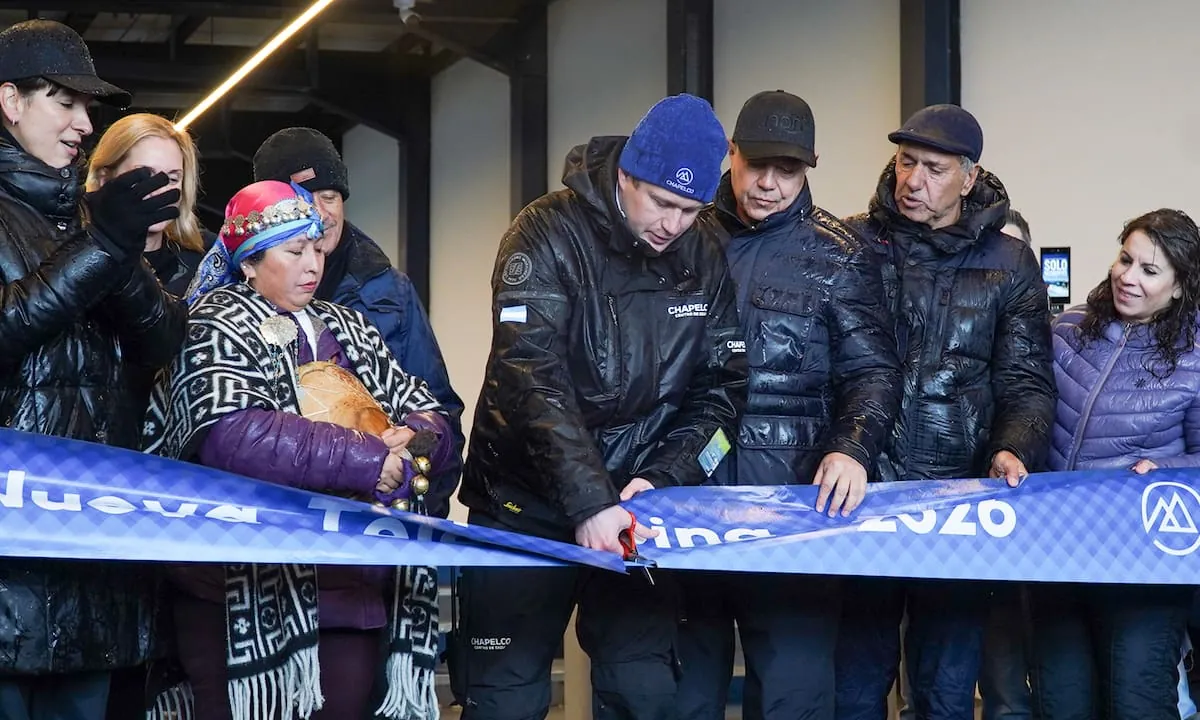 Cerro Chapelco. Se inauguró la nueva telecabina