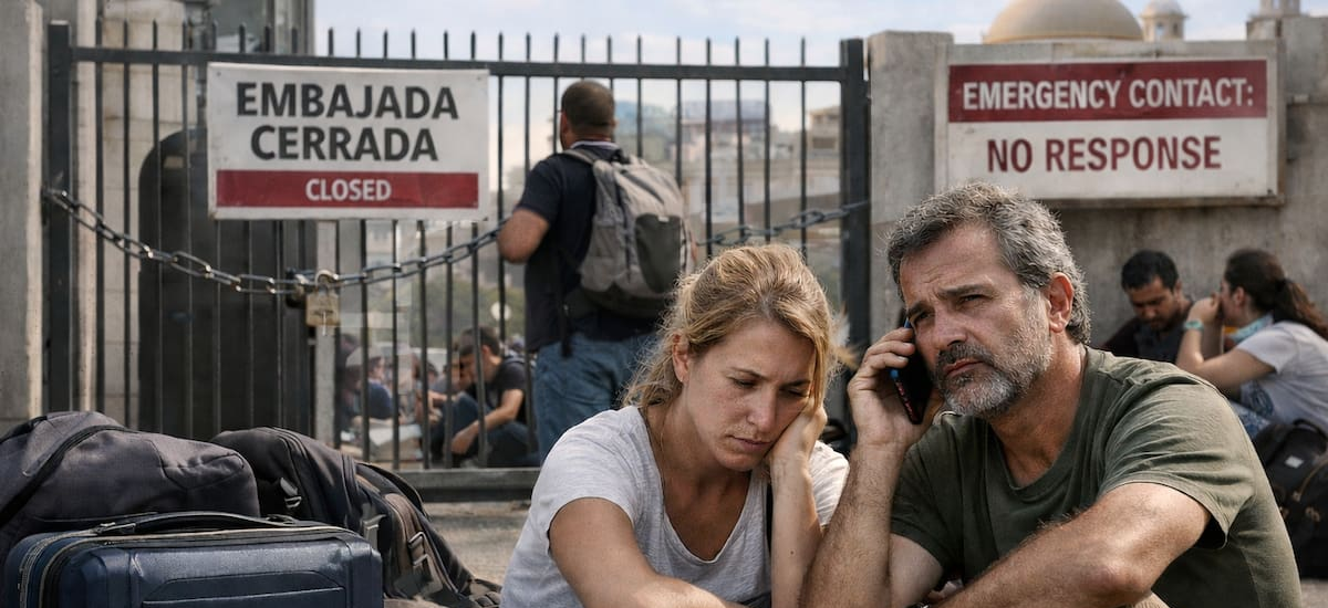 “No sabemos cómo salir”: miles de varados en Oriente Medio con embajadas cerradas y sin vuelos, ¿qué recomienda el Gobierno?