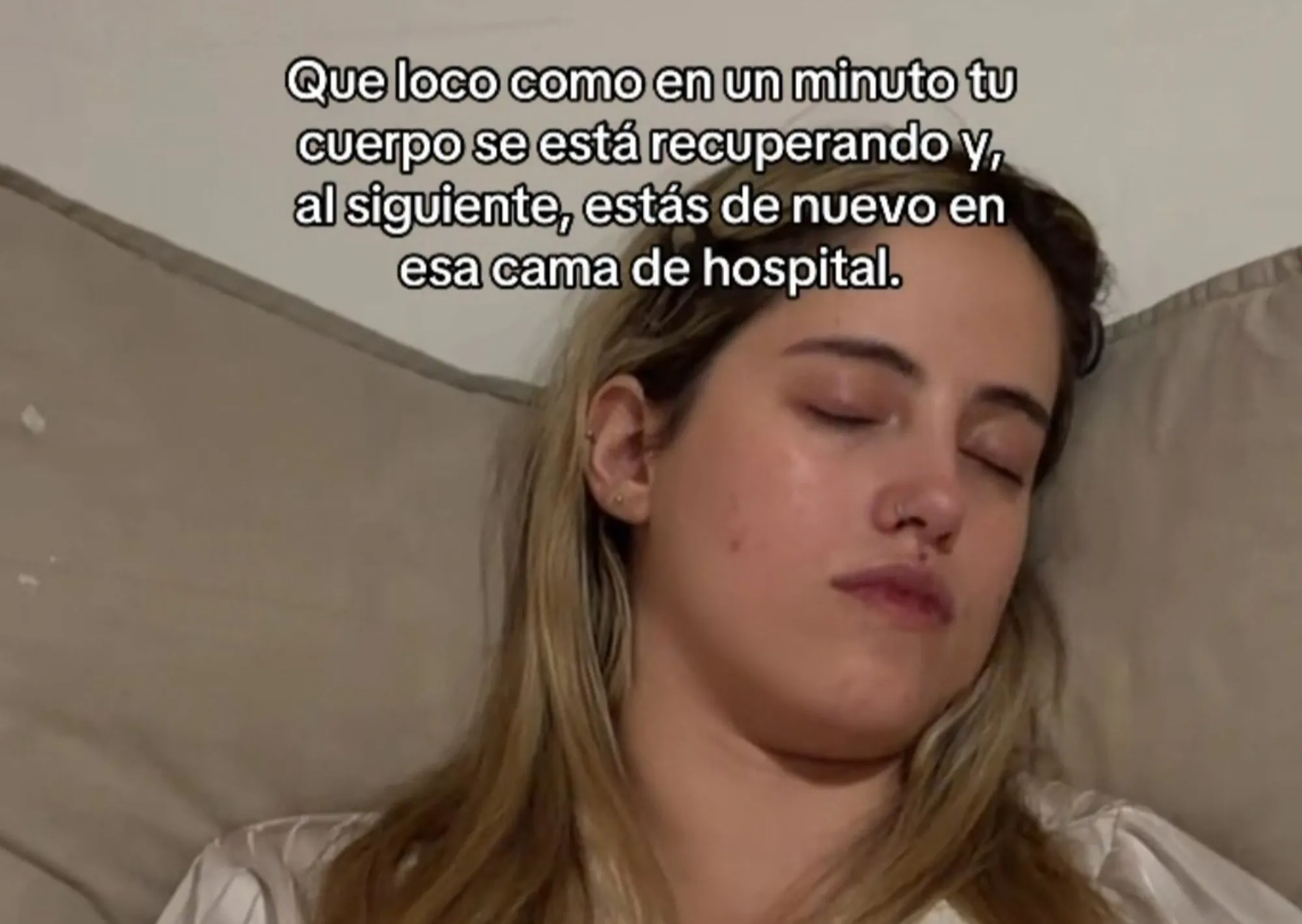 Denisse González volvió a ser internada: las impactantes imágenes que compartió