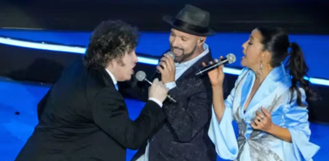Javier Milei sorprendió al cantar “Libre” en los ensayos del Día de la Independencia de Israel