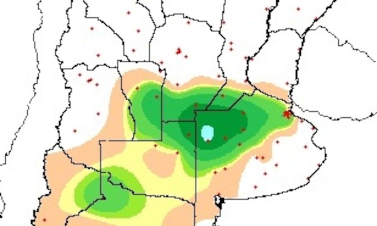 Llegó la lluvia, pero no a todos: el centro de la región núcleo sigue siendo el lugar más comprometido del país