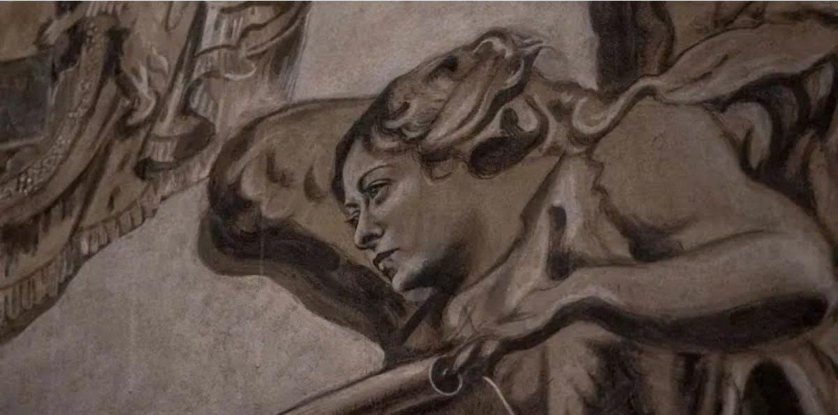 Borraron de una basílica de Roma el fresco de un ángel restaurado con la cara de Giorgia Meloni