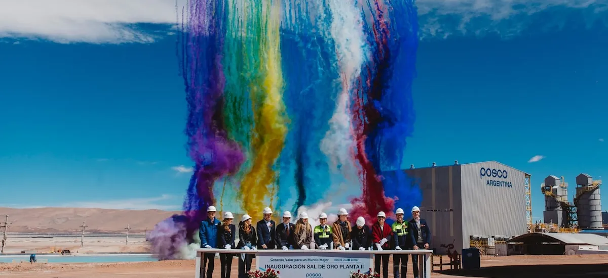 Inauguraron la séptima planta productora de carbonato de litio en Argentina, en el límite de Salta y Catamarca