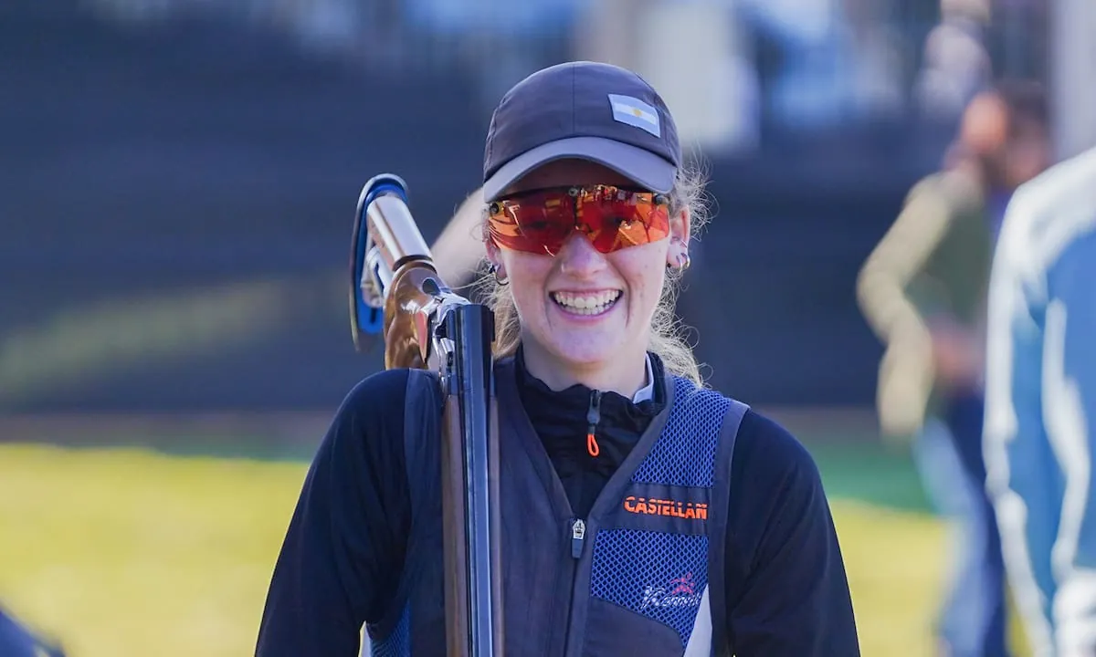 Mara Kucharski dio el gran golpe en skeet: venció a la campeona olímpica y conquistó otro oro para la Argentina