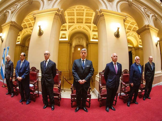 Por primera vez, la Corte homenajeГі a los jueces que condenaron a las juntas militares