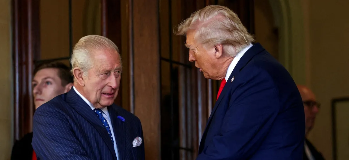 El rey Carlos III llega a Washington para reunirse con el presidente Trump y brindar un discurso ante el Congreso estadounidense