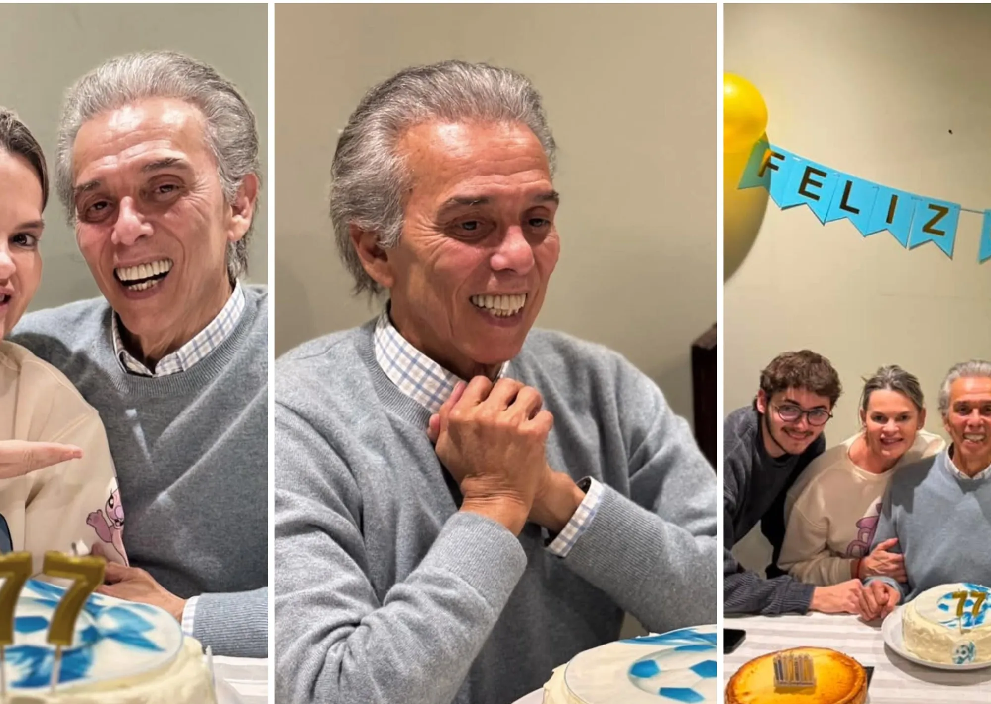 Jairo celebró sus 77 años en un íntimo festejo rodeado de sus seres queridos: "Soy una persona afortunada"
