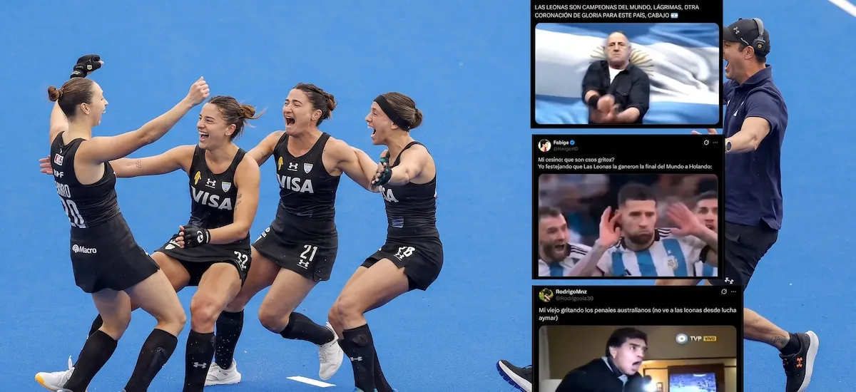 Los mejores memes de la histórica consagración de Las Leonas en el Mundial de hockey