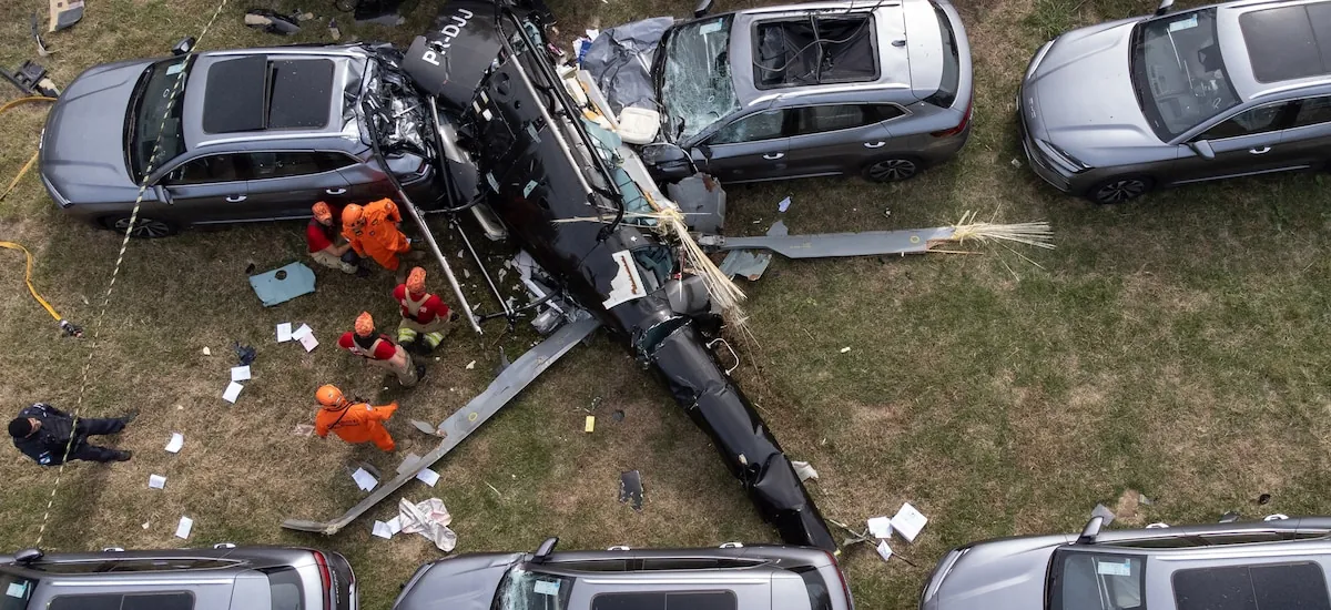 Muerte de Gaspi: el dueño de uno de los helicópteros de la tragedia en Río de Janeiro ya había sido multado