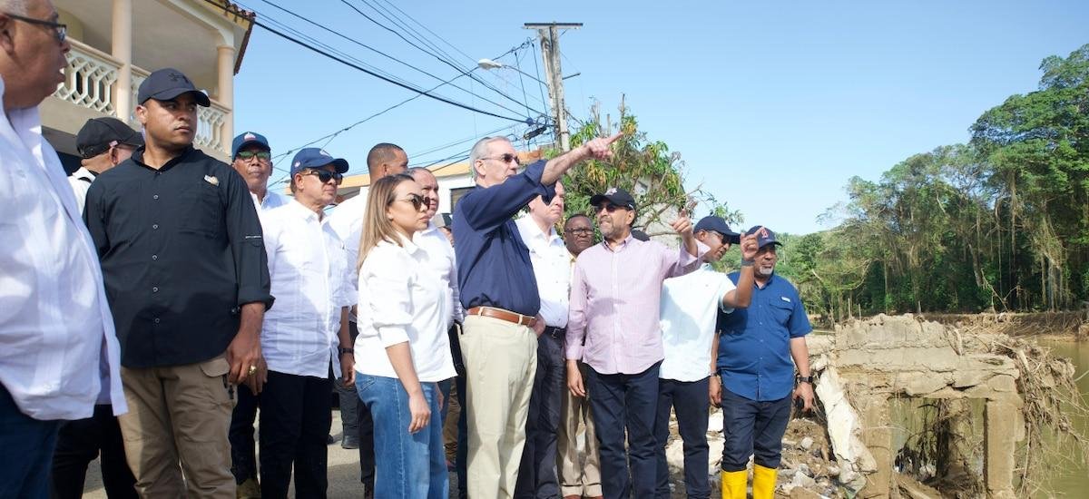 Gobierno dominicano acelera ayuda y reconstrucción tras inundaciones en Espaillat