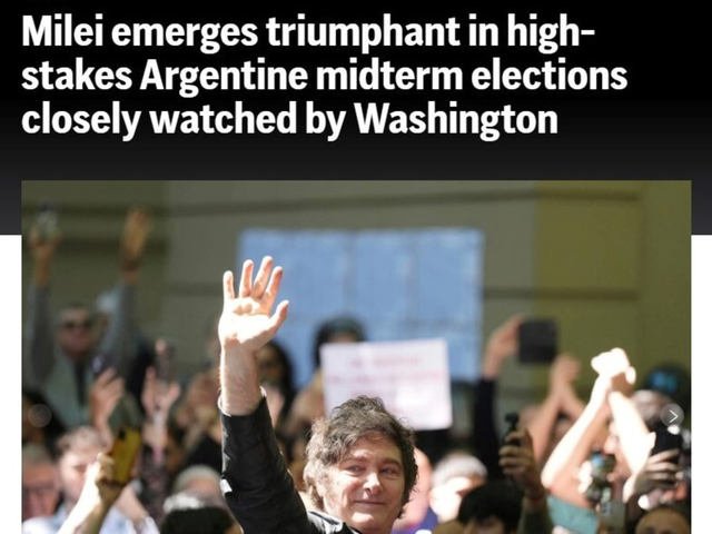 RepercusiГіn mundial por la victoria de La Libertad Avanza: вЂњMilei emerge triunfanteвЂќ