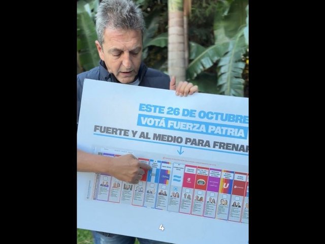 Elecciones 2025 en Argentina EN VIVO: вЂњSieteвЂќ y вЂњfuerte al medioвЂќ, Sergio Massa reapareciГі para la campaГ±a con pantalones rotos y un instructivo para votar