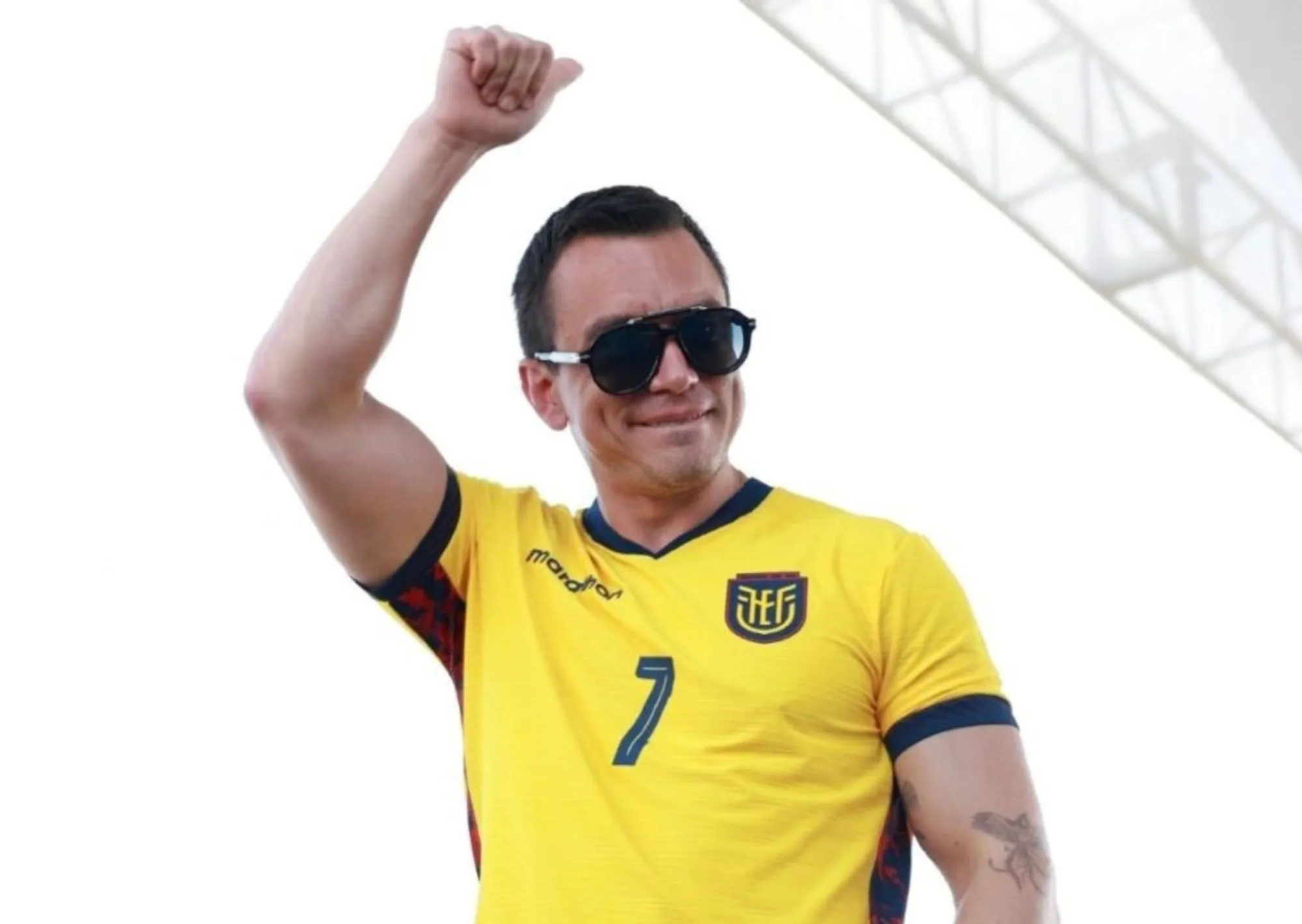 El presidente de Ecuador decretó feriado nacional luego del triunfo 2 a 1 de la selección de Beccacece frente a Alemania