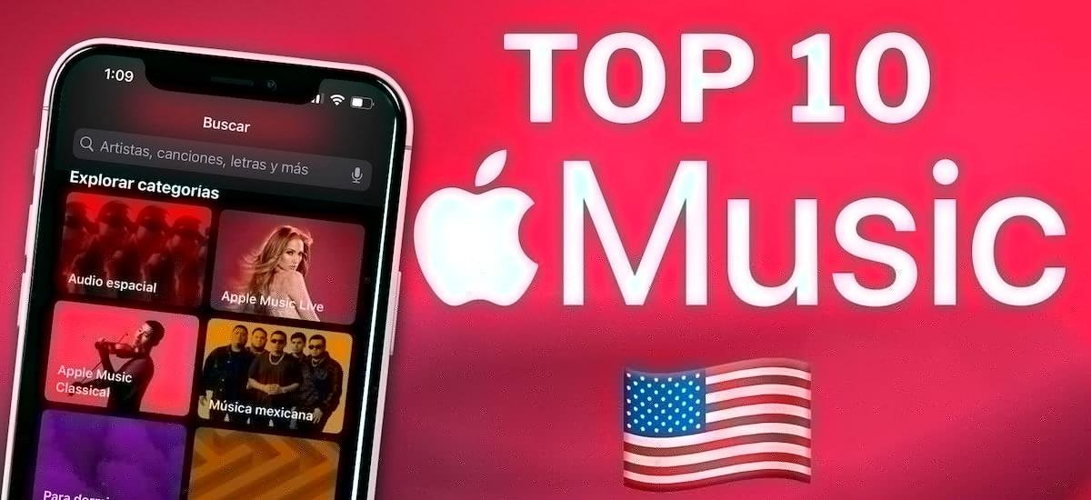 Ranking Apple en Estados Unidos: top 10 de las canciones más escuchadas de este día