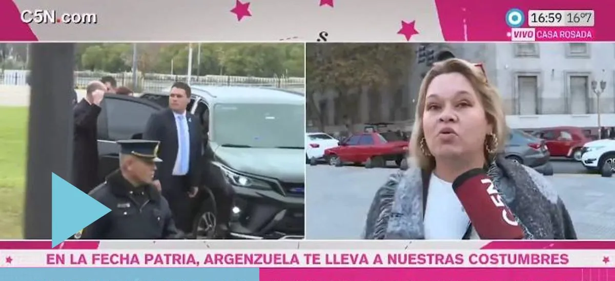 Una militante de CFK apareció en medio de la convocatoria libertaria y fulminó a Milei: “Te tenés que ir, sos una vergüenza”