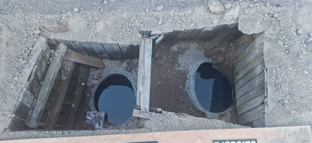 Aseguran 50 mil litros de huachicol enterrados que formaban parte de un centro de almacenamiento en Guanajuato