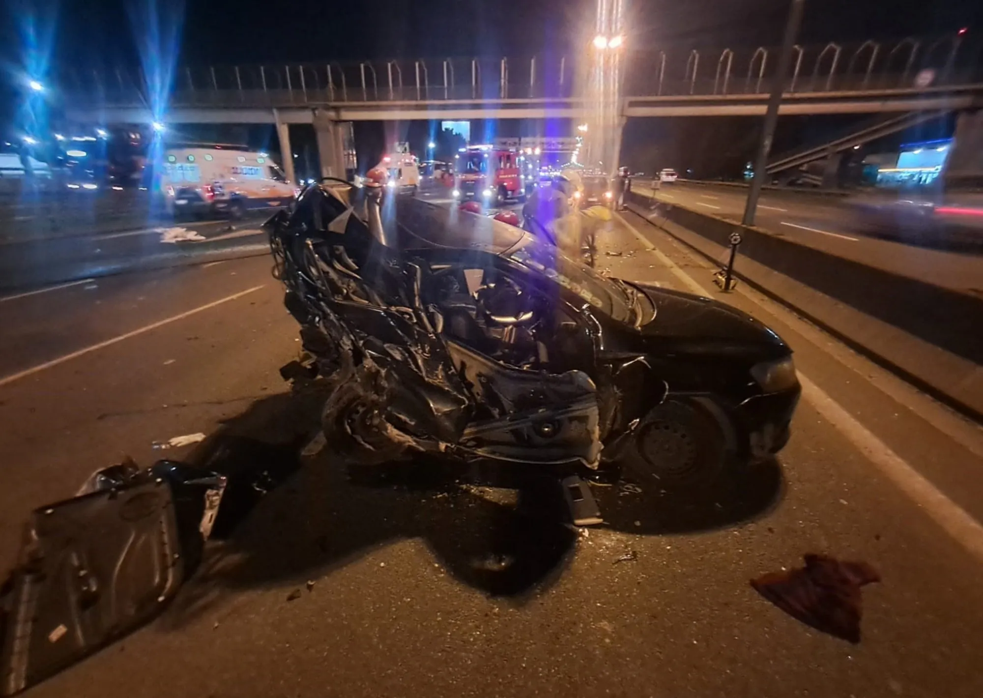Murió una nena de dos años por un triple choque sobre la Panamericana en Pacheco