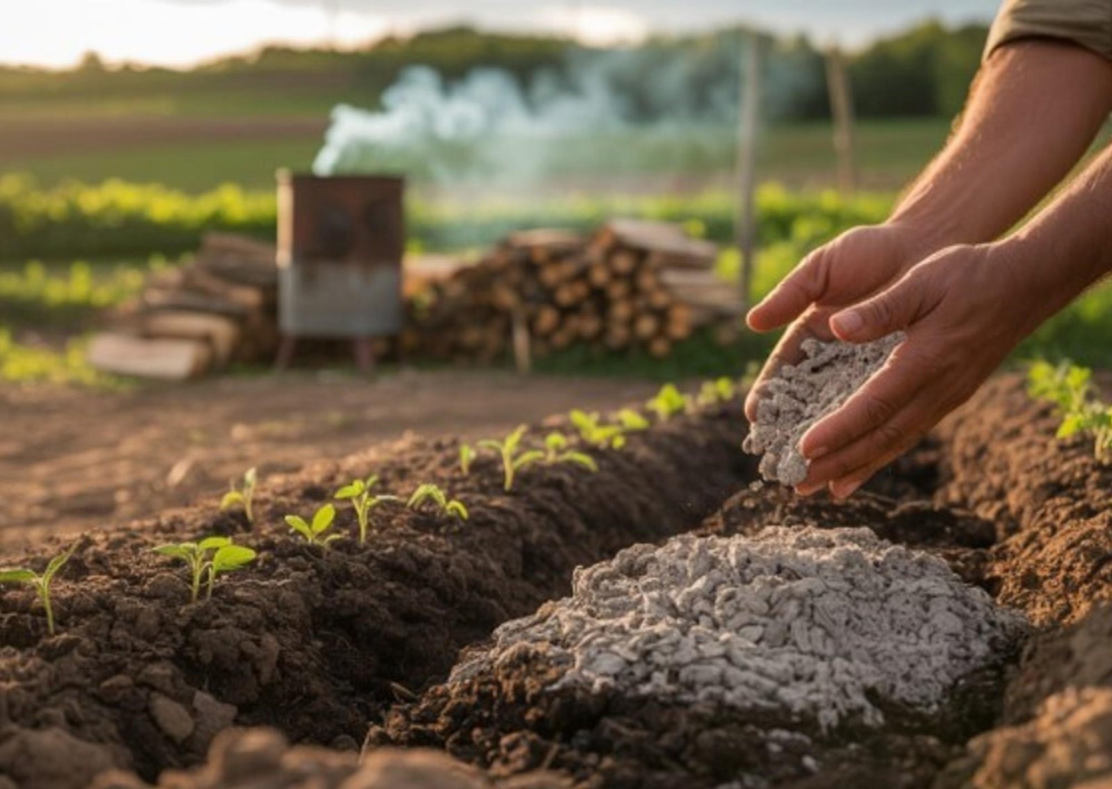 Los agricultores comenzaron a reutilizar, en el suelo, las cenizas de las estufas de leña: aportan potasio, calcio y magnesio