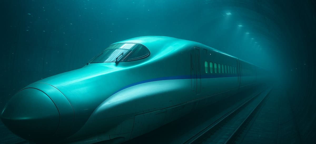 Inicia el tren submarino más veloz del mundo: une islas en minutos y es la nueva sorpresa de la ingeniería mundial