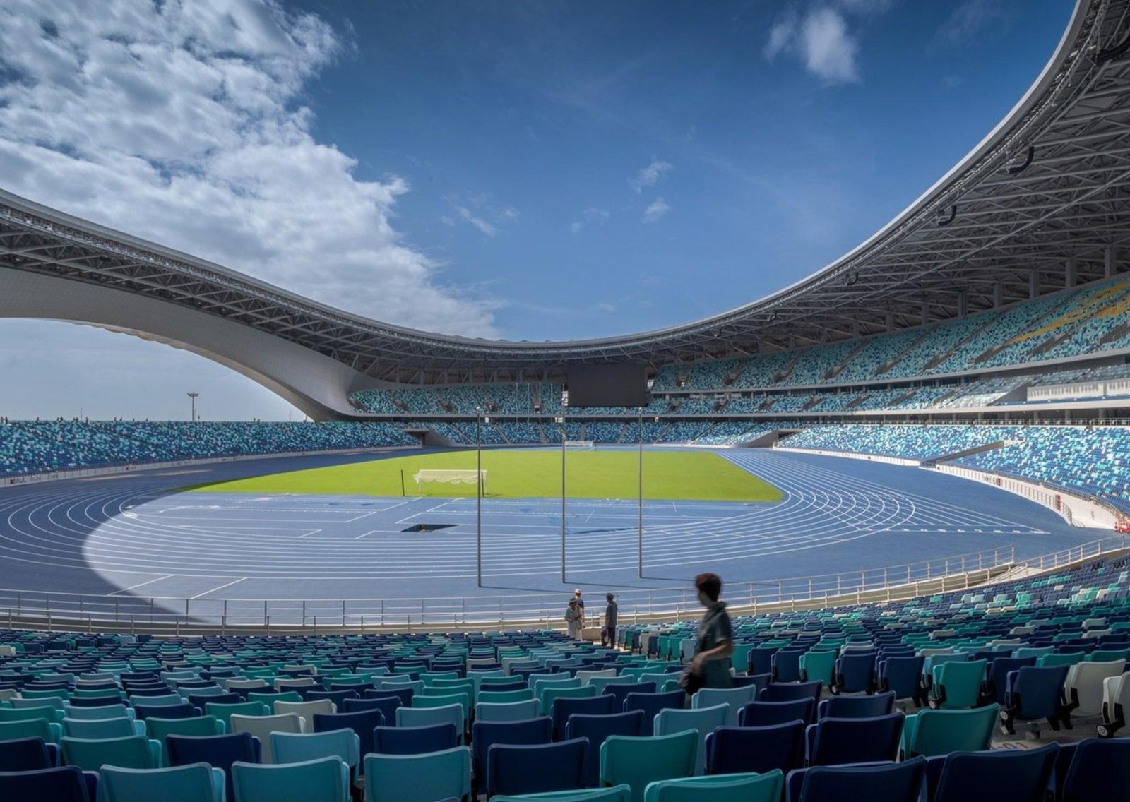 En China, un impresionante estadio deportivo inspirado en la antigua dinastía Song