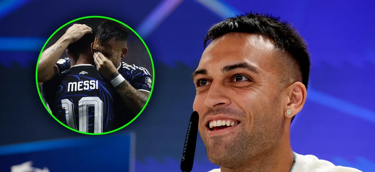 Lautaro Martínez reveló la conversación que tuvo con Messi luego de que anunciara su retiro de la selección argentina