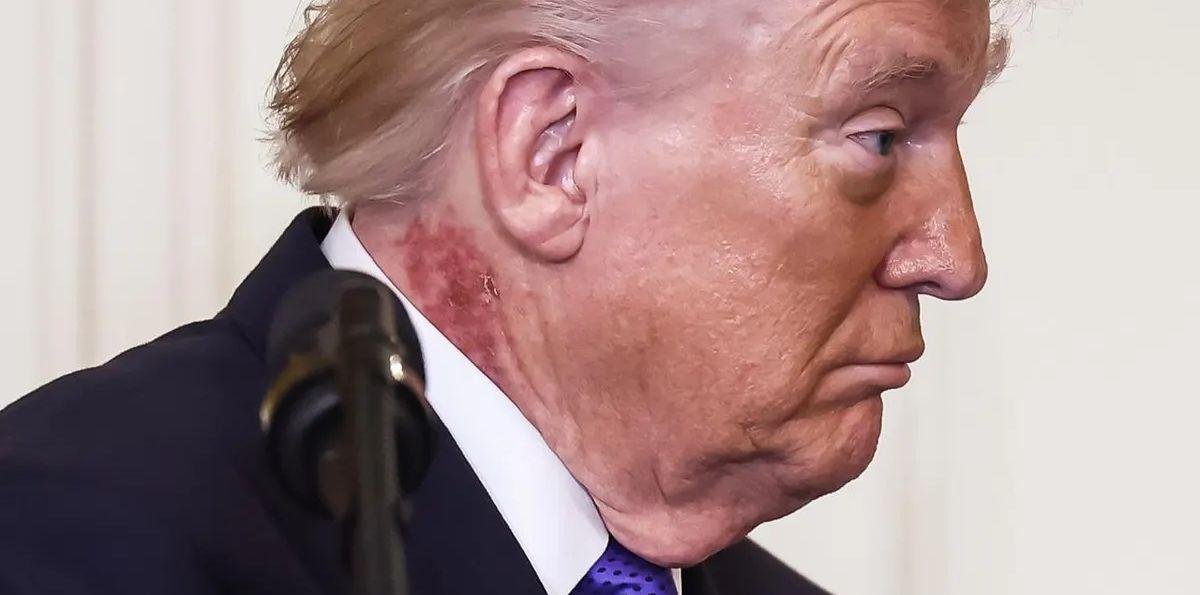 La salud de Donald Trump, nuevamente bajo la lupa tras una nueva erupción cutánea: qué dijo su médico personal