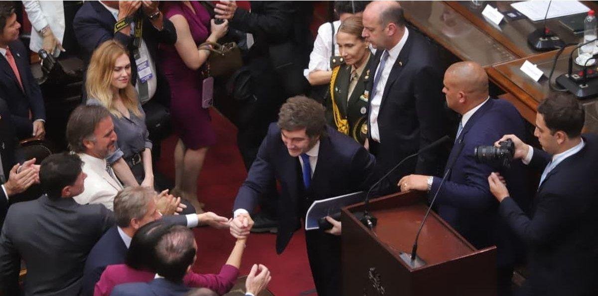 Apertura de las sesiones ordinarias: Javier Milei evitó mencionar la liberación de Nahuel Gallo en su discurso