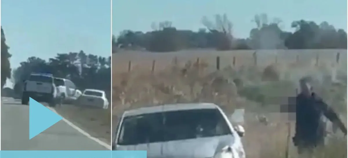 Persecución, tiros y choque: el caos para capturar a un hombre que había violado una perimetral