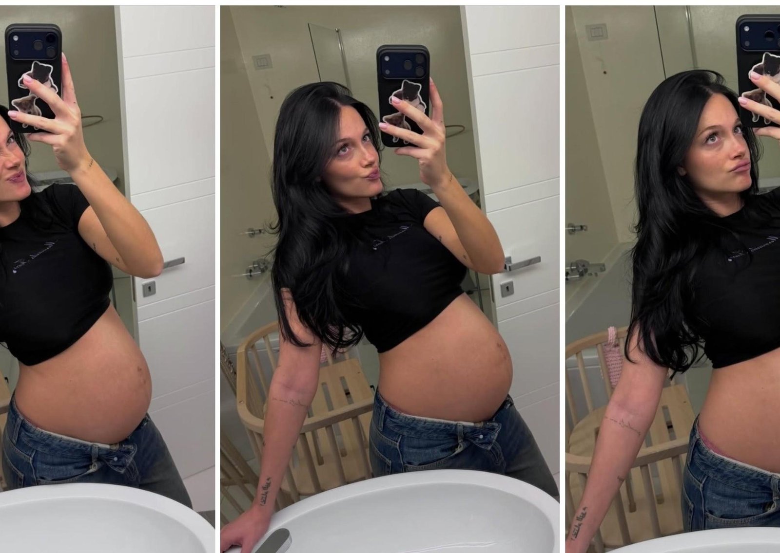 A un mes de dar a luz, Oriana Sabatini reveló cómo eligió el nombre de su primera hija