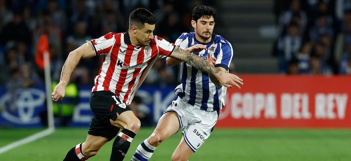 La Real Sociedad vuelve a ganar por la mínima al Athletic para certificar su plaza para la final de la Copa del Rey