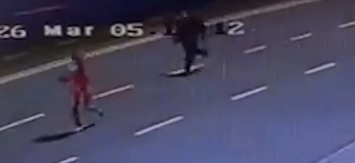 Las imágenes de Facundo Moyano corriendo detrás de Candela Arizaga: el recorrido que realizaron