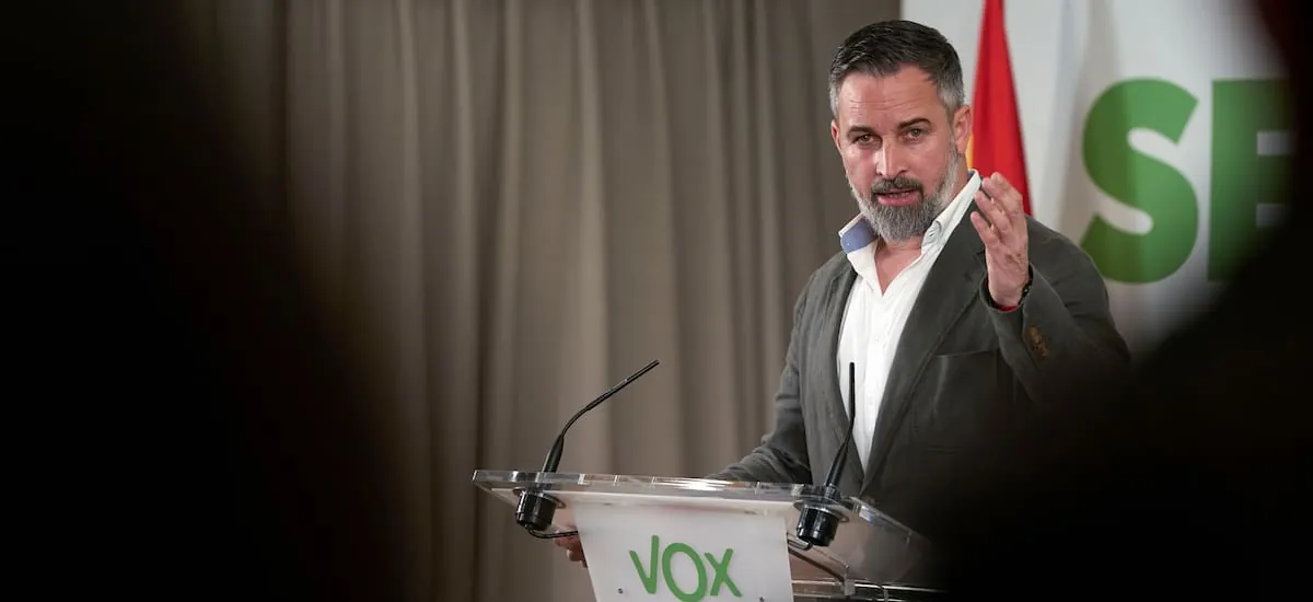 Abascal se pronuncia a favor del acuerdo entre el Vox y el PP en Extremadura: “Responderemos a la voluntad de los extremeños”
