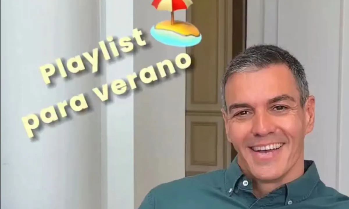Sánchez compartió una lista de sus canciones favoritas en medio de la crisis migratoria y le llovieron las críticas