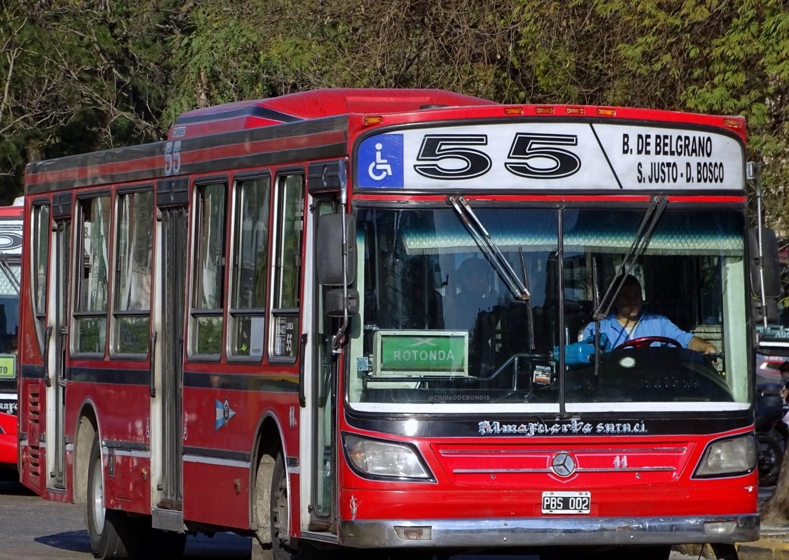 Nuevo recorrido de la línea 55: qué cambia y desde cuándo
