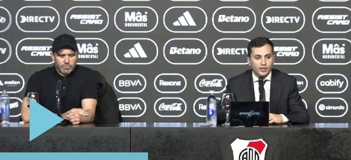 Di Carlo anunció la salida de Coudet de River, que Ponzio será DT interino y los hinchas reaccionaron