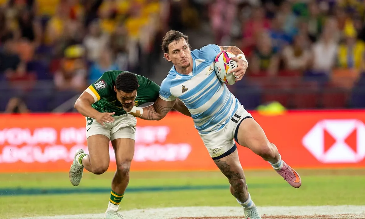 Los Pumas 7s no pudieron con el poder de Sudáfrica y cayeron en la final de Hong Kong
