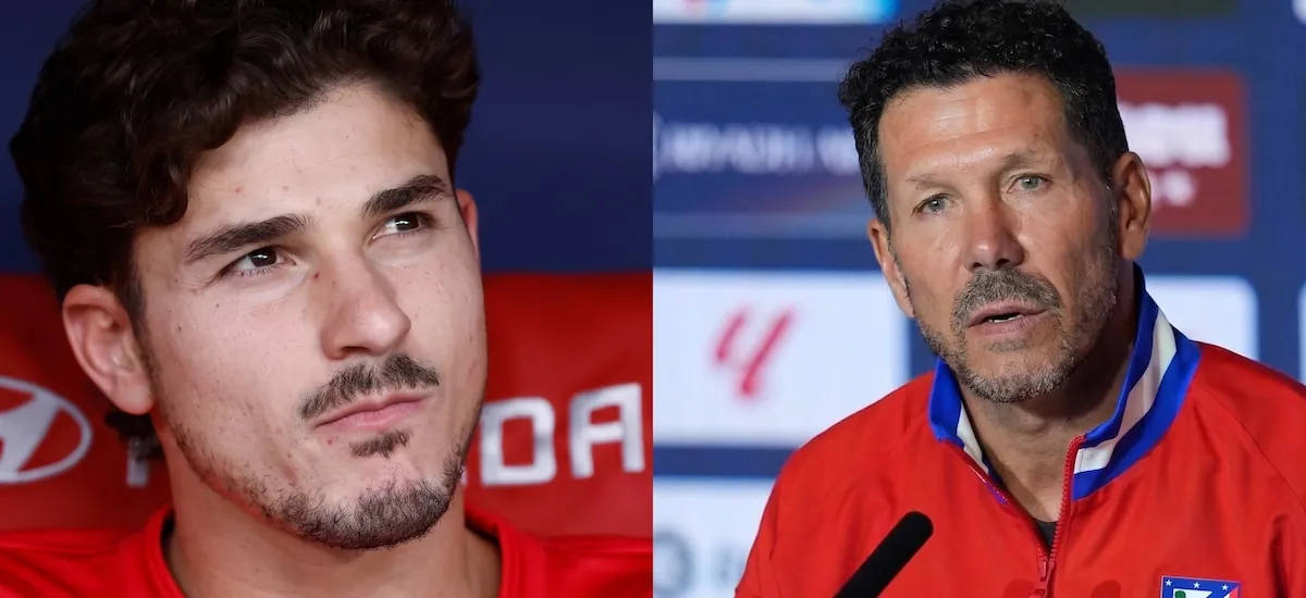 El enojo de Simeone en conferencia por las preguntas sobre los silbidos que recibió Julián Álvarez: “No estoy para dar consejos”