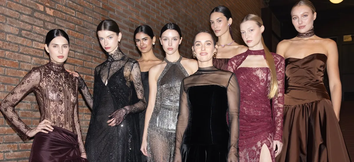 Encajes antiguos y seda natural: una propuesta que realza la personalidad femenina
