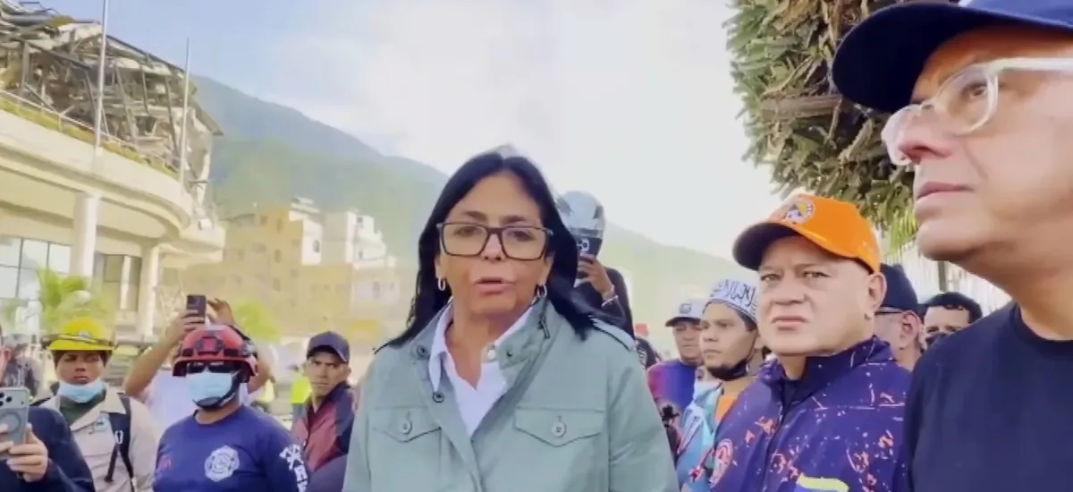 Delcy Rodríguez visitó La Guaira, la región más afectada por los sismos y declarada “zona de desastre”
