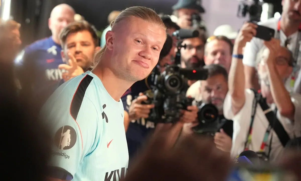 Erling Haaland habló del partido ante Inglaterra, mientras Noruega vive una revolución que trasciende el Mundial