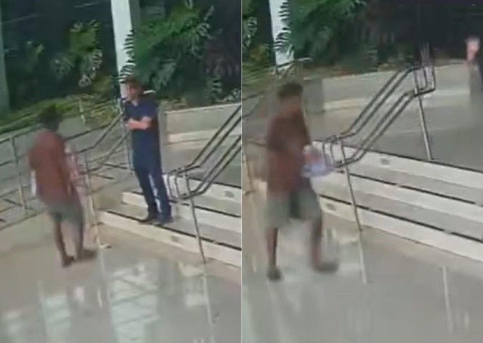 Acababa de recuperar la vista y un hombre sin hogar lo golpeó en la puerta de la clínica: quedó ciego