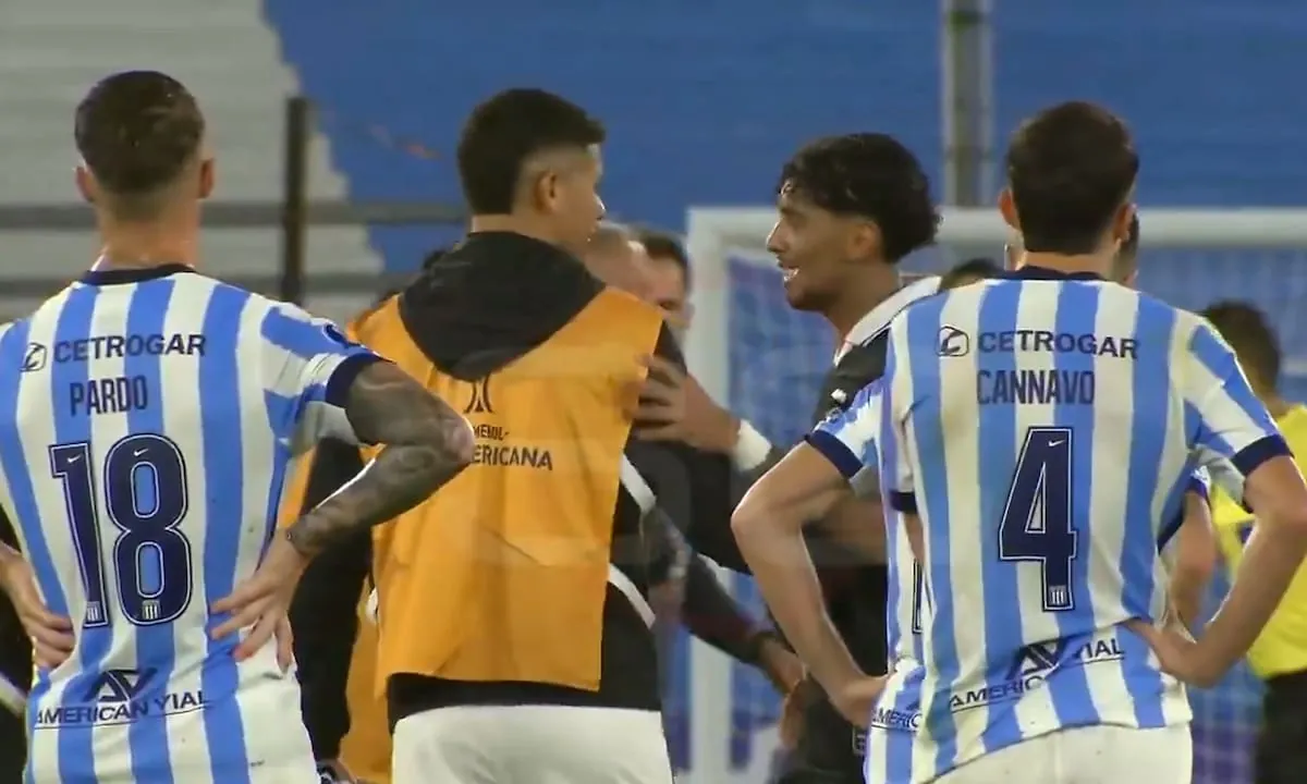 Marcos Rojo, otra vez bajo la lupa: Racing perdió sobre la hora y el defensor fue filmado entre sonrisas