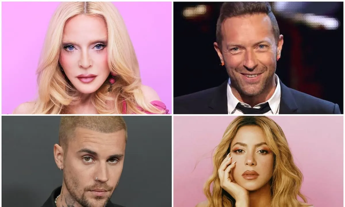 Mundial 2026: de Madonna y Shakira a Coldplay y Justin Bieber, todos los artistas del show del medio tiempo de la final