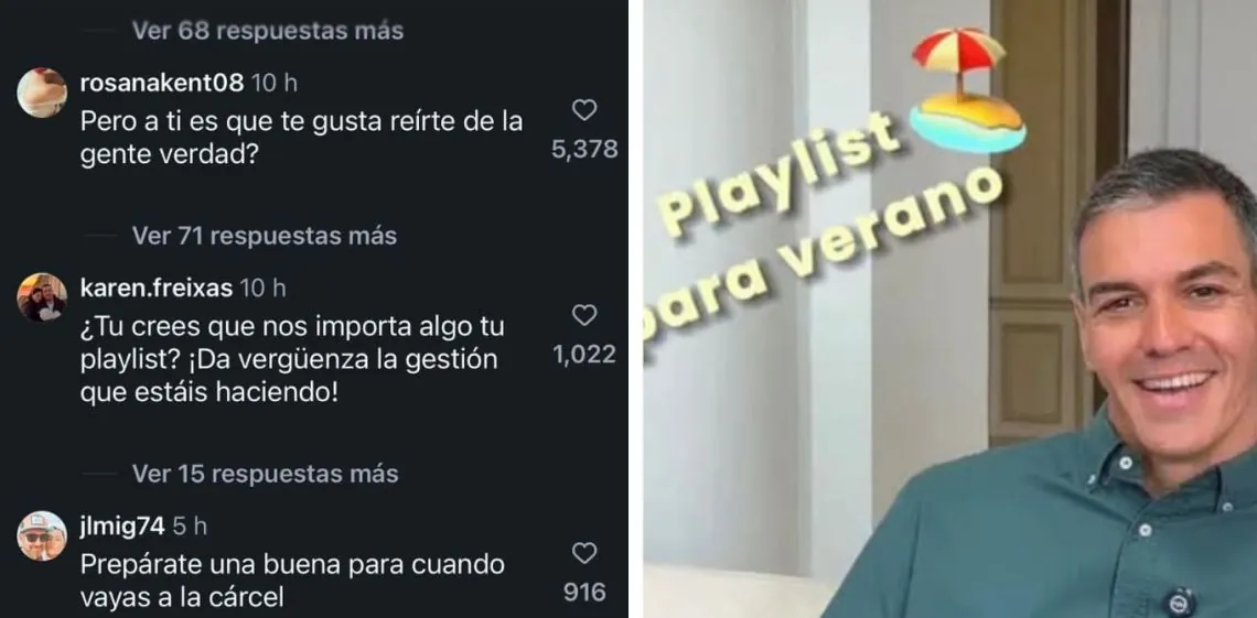 Insólito: Pedro Sánchez compartió su playlist de verano mientras España atraviesa la crisis migratoria en Ceut...