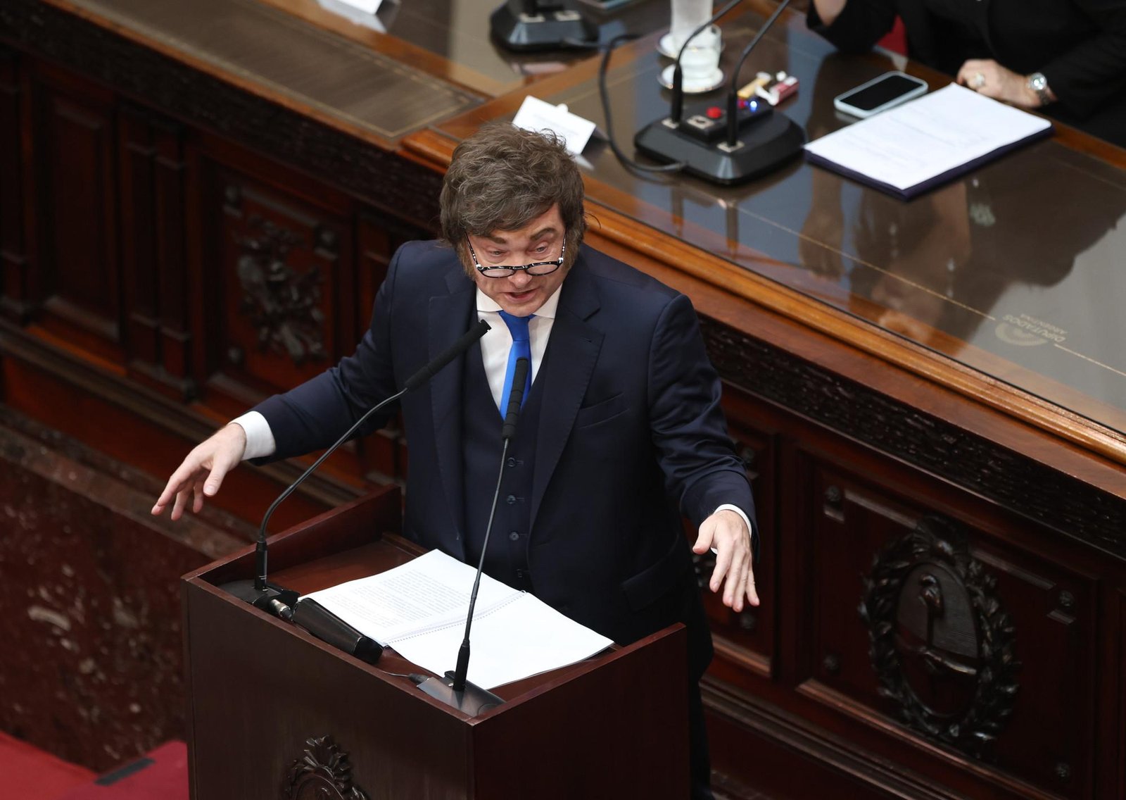 "Tobillera", "Chilindrina troska" y "el poeta": las perlitas del discurso de Milei en el Congreso