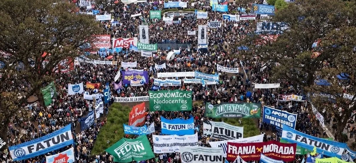 Más de una treintena de personas detenidas en protestas universitarias en Buenos Aires