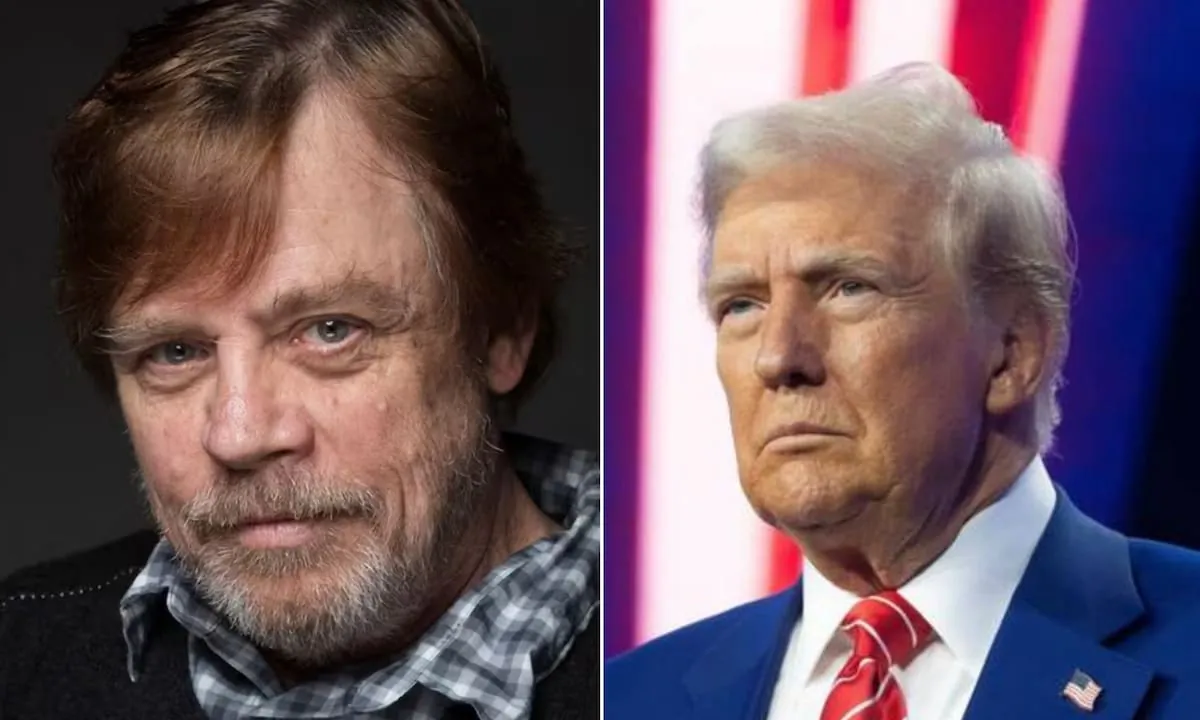 El actor Mark Hamill compartió una imagen de Trump muerto y la Casa Blanca lo tildó de “enfermo”