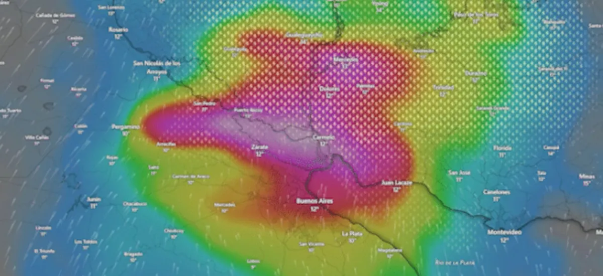 Alerta naranja y ciclogénesis en el AMBA: cómo impacta el fenómeno meteorológico y hasta cuándo seguirán las tormentas fuertes