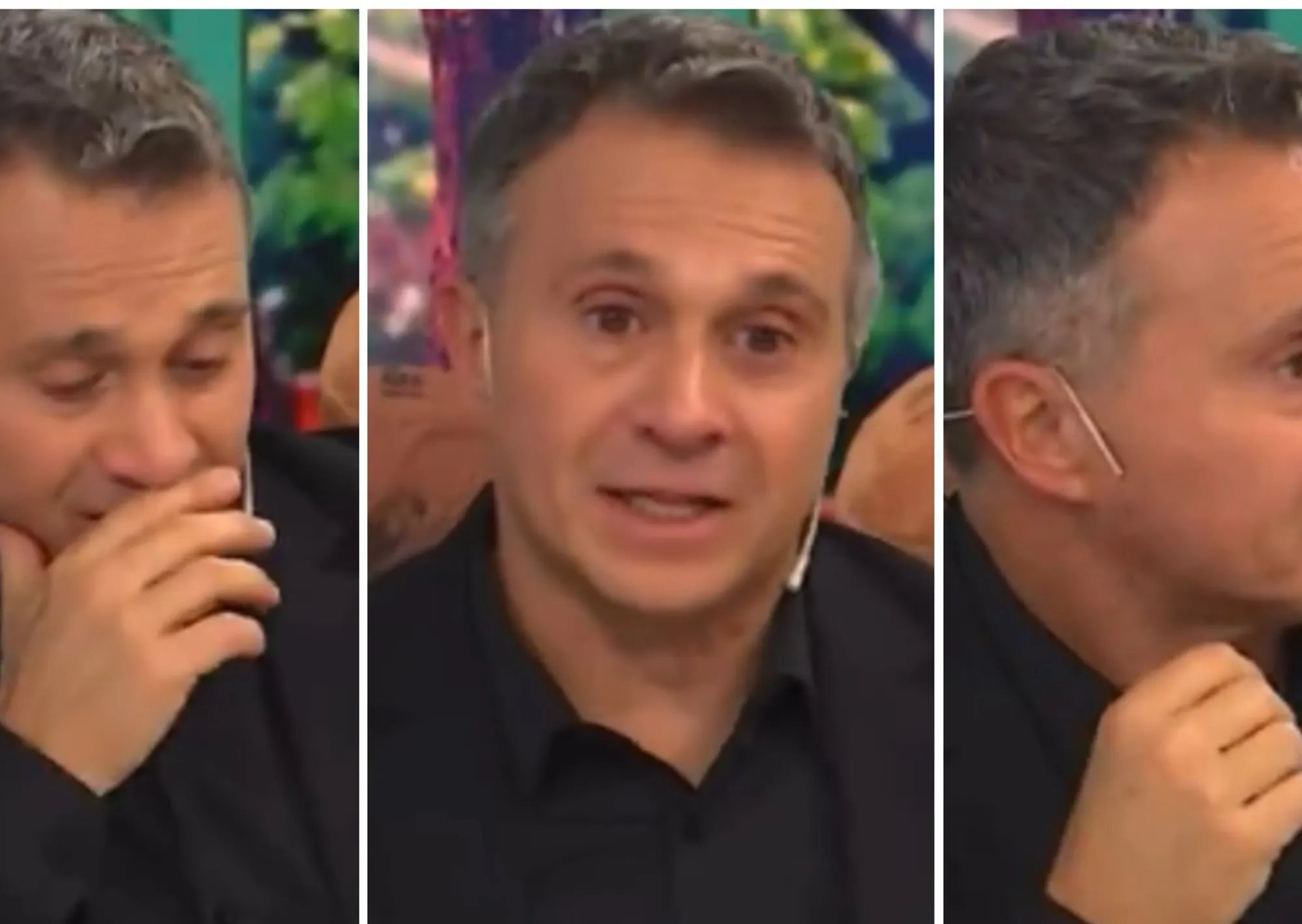 Sergio Lapegüe quebró en llanto al leer en vivo la carta en la que Lionel Messi despidió a su padre